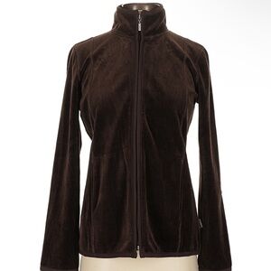 Liz Claiborne Dark Brown Velvet Jacket